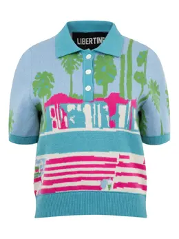 Libertine: Жаккардовое поло 