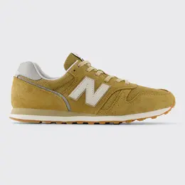 New Balance: Жёлтые кроссовки 