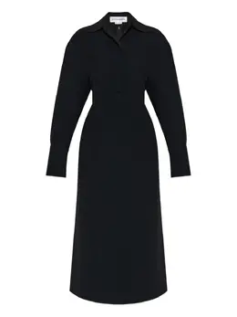 Victoria Beckham: Платье с воротником 