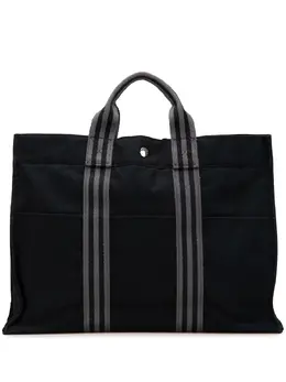 Hermès Pre-Owned: Чёрная сумка-шоппер 