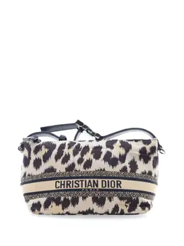 Christian Dior Pre-Owned: Косметичка с леопардовым принтом 