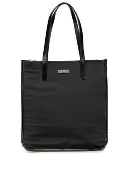 Burberry Pre-Owned: Чёрная сумка-шоппер 