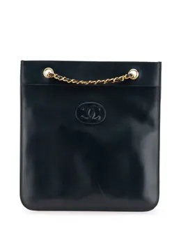 CHANEL Pre-Owned: Голубая сумка-шоппер 