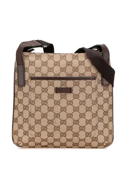 Gucci Pre-Owned: Коричневая сумка через плечо 