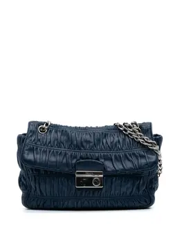 Prada Pre-Owned: Голубая сумка 