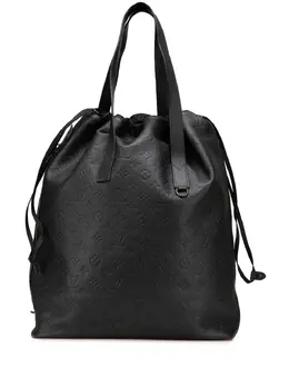 Louis Vuitton Pre-Owned: Чёрная сумка 