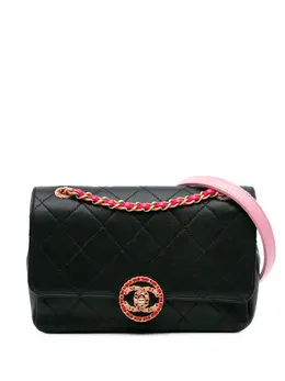 CHANEL Pre-Owned: Чёрная сумка через плечо 