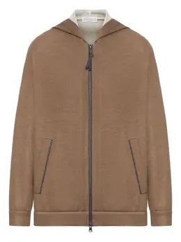 Brunello Cucinelli: Коричневая толстовка 