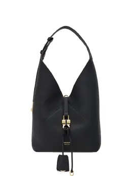 Ferragamo: Чёрная сумка 