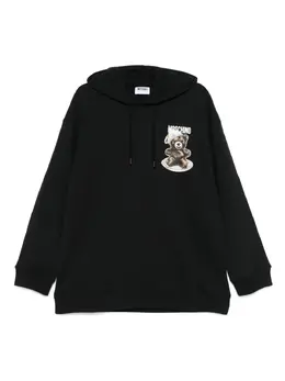 Moschino: Чёрная толстовка 