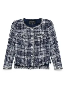 CHANEL Pre-Owned: Синяя куртка 