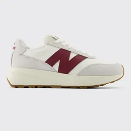 New Balance: Бордовые кроссовки 