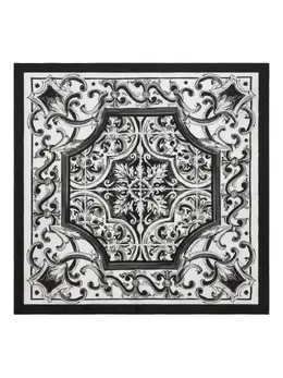 Dolce & Gabbana: Шарф  Majolica с принтом