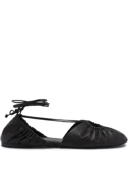 Lanvin: Чёрные балетки 