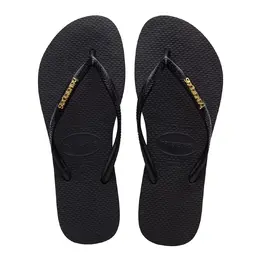 Havaianas: Чёрные шлёпанцы 