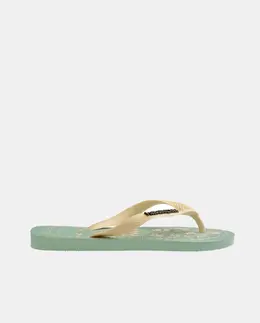 Havaianas: Зелёные шлёпанцы 