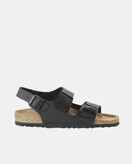 Birkenstock: Чёрные сандалии  Milano