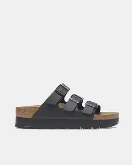 Birkenstock: Чёрные сандалии  Florida