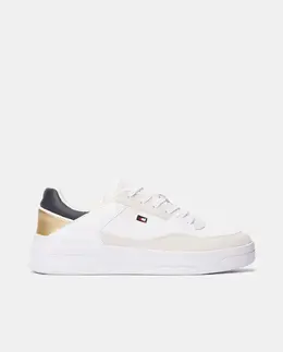 Tommy Hilfiger: Белые кроссовки 