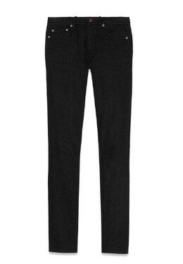 Saint Laurent: Шёлковые джинсы 