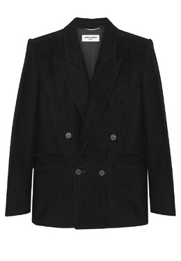 Saint Laurent: Шёлковый жакет 