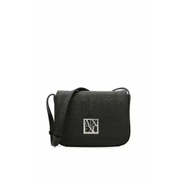 Armani Exchange: Чёрная сумка 