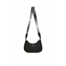Armani Exchange: Чёрная сумка 