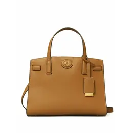 Tory Burch: Коричневая сумка  Robinson