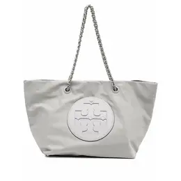 Tory Burch: Серая сумка  Ella