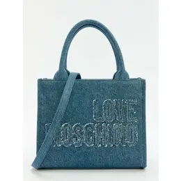 LOVE MOSCHINO: Синяя сумка 