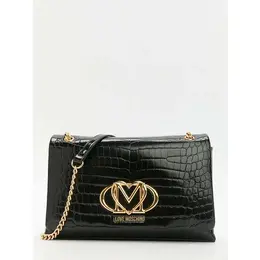 LOVE MOSCHINO: Чёрная сумка 