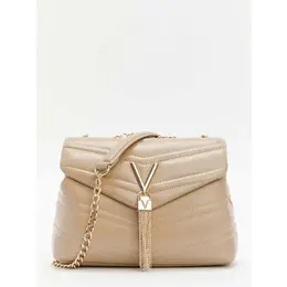 Valentino: Бежевая сумка 