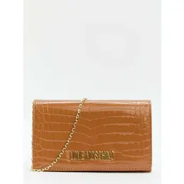 LOVE MOSCHINO: Коричневая сумка 