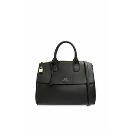 Armani Exchange: Чёрная сумка 