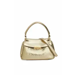 Armani Exchange: Золотая сумка 