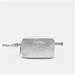 LACOSTE: Серебристая сумка 