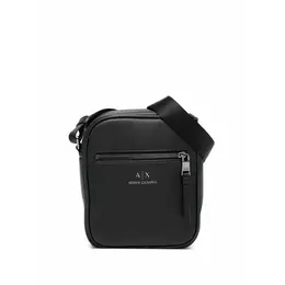 Armani Exchange: Чёрная сумка 