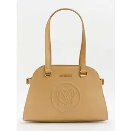 LOVE MOSCHINO: Бежевая сумка 