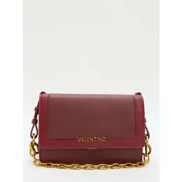 Valentino: Бордовая сумка 