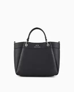 Armani Exchange: Чёрная сумка 