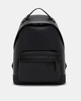 Armani Exchange: Чёрный рюкзак 