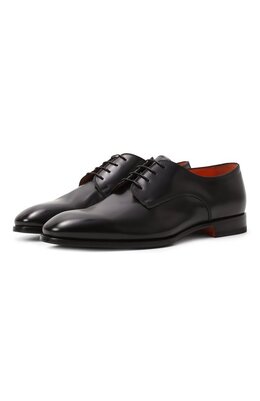 Santoni: Чёрные туфли 