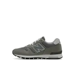 New Balance: Серые кроссовки 