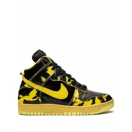NIKE: Чёрные кроссовки  Dunk High