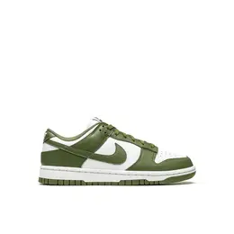 NIKE: Серебристые кроссовки  Dunk Low