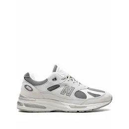 New Balance: Серые кроссовки  991