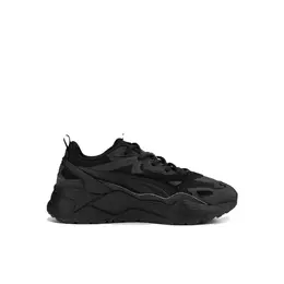 PUMA: Чёрные кеды  RS-X