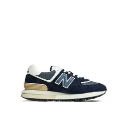 New Balance: Голубые кеды  574