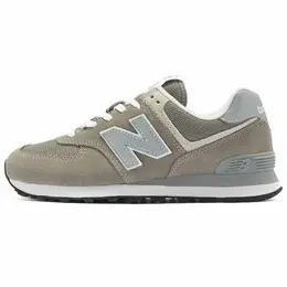 New Balance: Бежевые кроссовки 