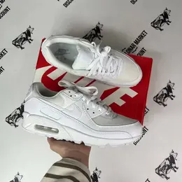 NIKE: Белые кроссовки  Air Max 90